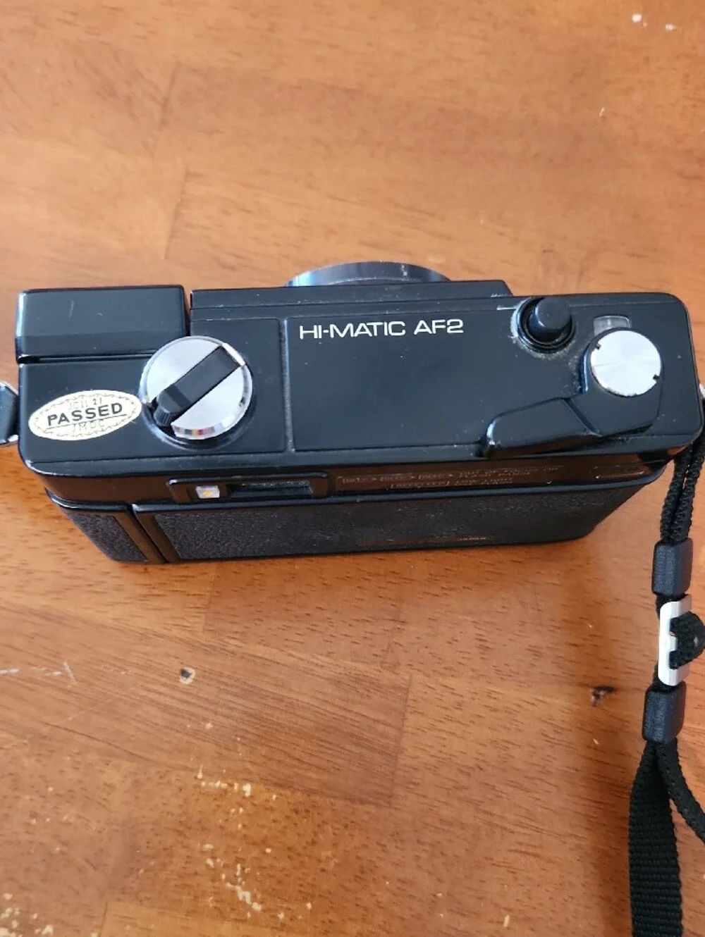 Vintage Minolta Hi-Matic AF2 35mm point-and-shoot film camera Untested